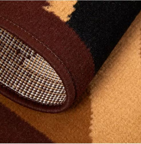 Premium Rizzy Brown/Beige 5 ft x 7 ft. Modern Area Rug