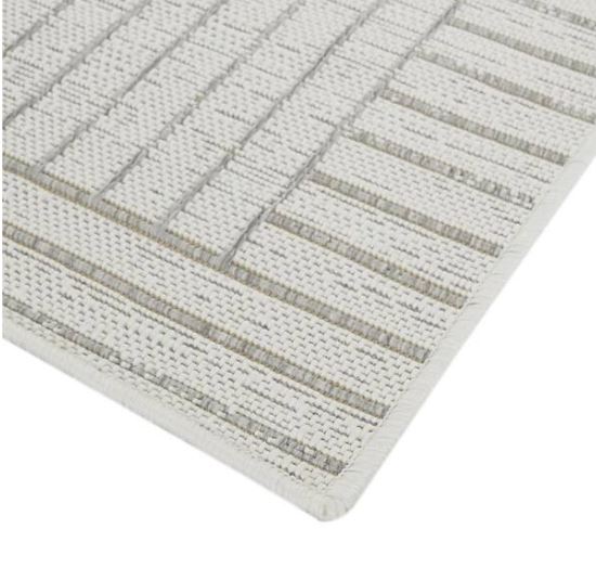 Avondale Cream 7 ft. x 9 ft. Striped Indoor/Outdoor Area Rug