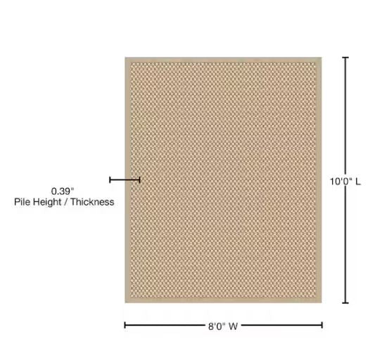 Safi Natural 8 ft. x 10 ft. Area Rug