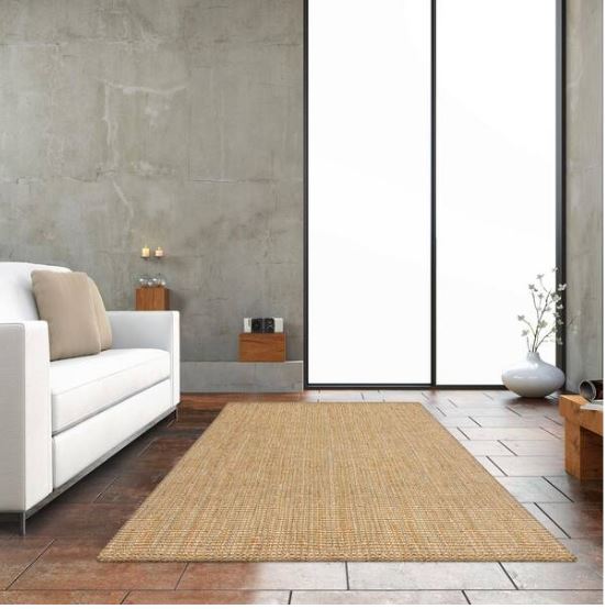 Raleigh Jute Boucle Natural 9 ft. x 12 ft. Area Rug