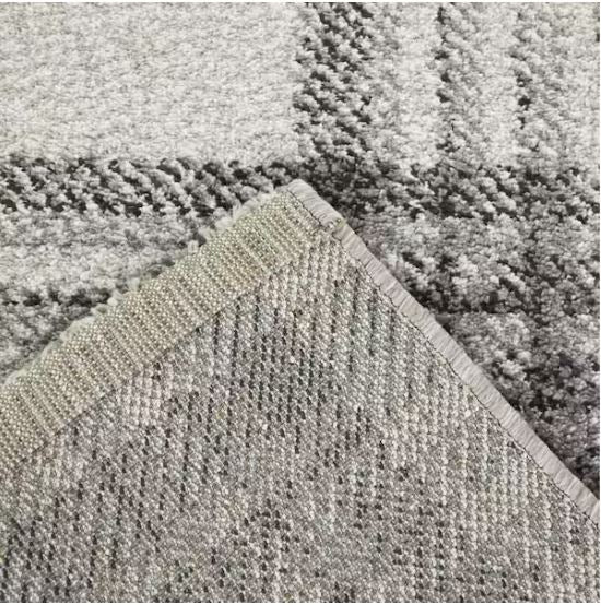 Monte Grey 8 ft. x 10 ft. Plaid Area Rug