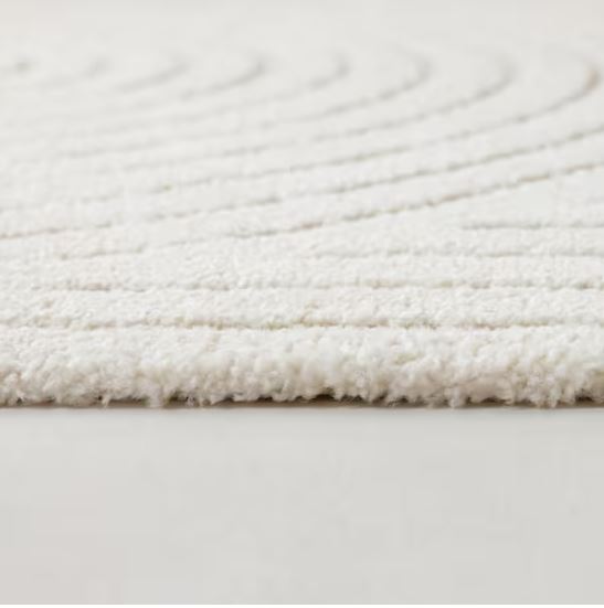 Caserio Cream 9 ft. x 12 ft. Abstract Area Rug