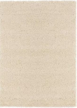 Cozy Cream 7 ft. 10 in. x 9 ft. 10 in. Plush Indoor Shag Area Rug for Living Room