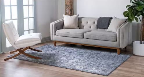 Portland Albany Blue 8 ft. x 10 ft. Area Rug