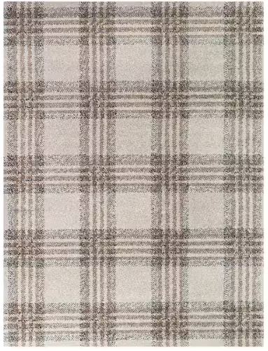 Monte Brown 8 ft. x 10 ft. Plaid Area Rug