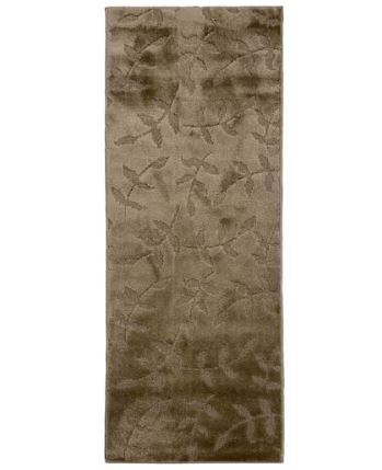 Euro Flowers Beige 26 in. W x 312 in. L Stair Runner 56.41 sq. ft.