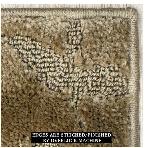 Euro Flowers Beige 26 in. W x 312 in. L Stair Runner 56.41 sq. ft.