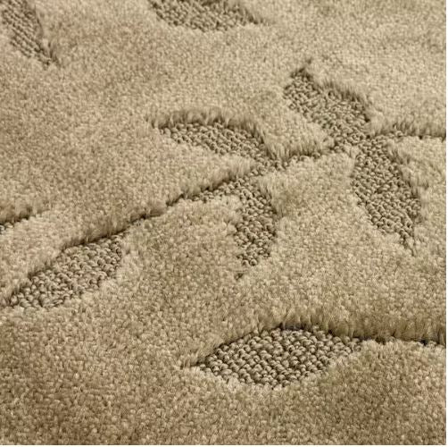 Euro Flowers Beige 26 in. W x 312 in. L Stair Runner 56.41 sq. ft.