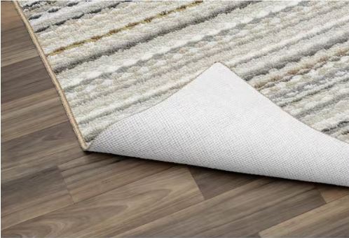 Carnival Stripe Earthtone 4 ft. x 6 ft. Area Rug