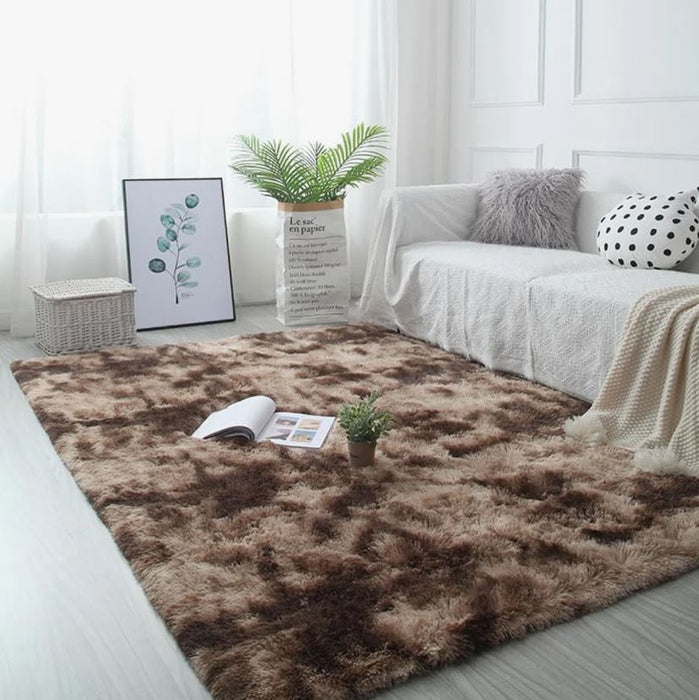 Antonije Tie Dye Shag Area Rug