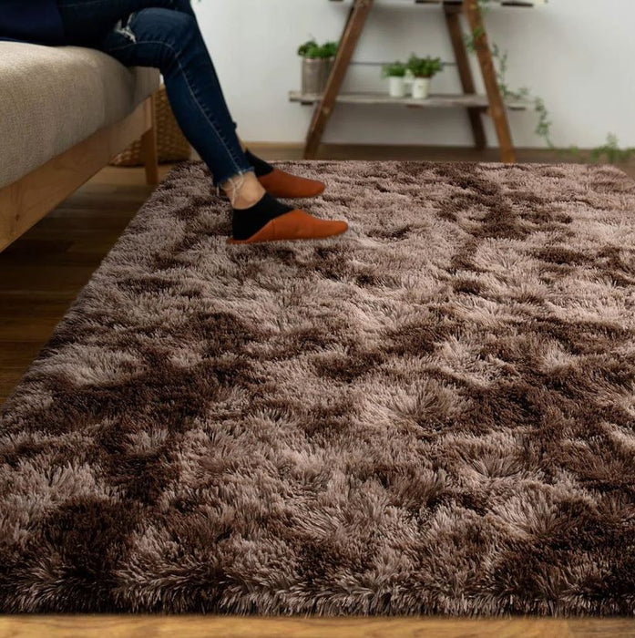 Antonije Tie Dye Shag Area Rug