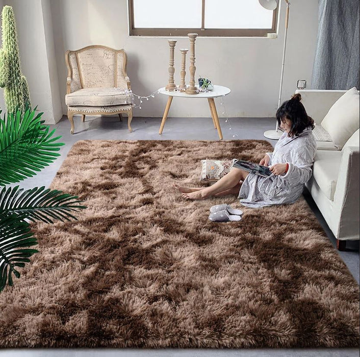Antonije Tie Dye Shag Area Rug