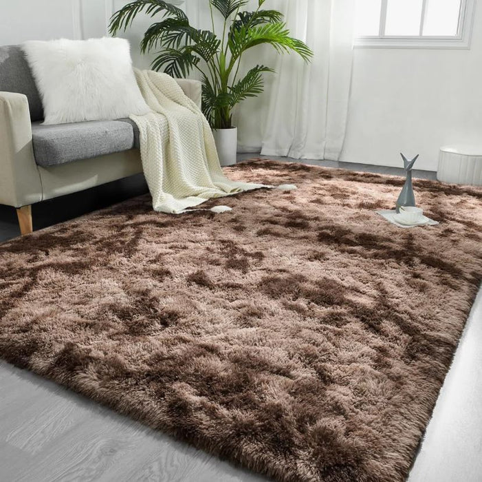 Antonije Tie Dye Shag Area Rug