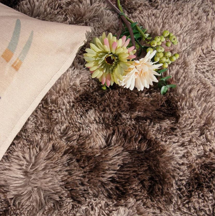 Antonije Tie Dye Shag Area Rug
