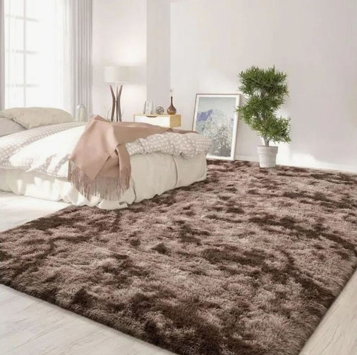 Antonije Tie Dye Shag Area Rug