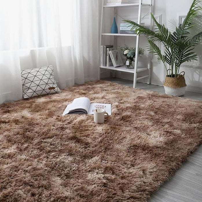 Antonije Tie Dye Shag Area Rug