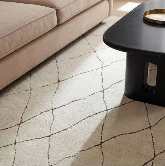 Ashton Ivory 7 ft. 10 in. X 10 ft. Geometric Polypropylene Area Rug