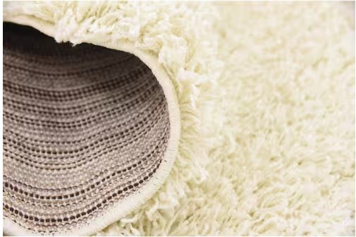 Solid Shag Pure Ivory 6 ft. Round Area Rug