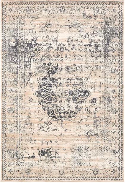 Unique Loom Chateau Collection Area Rug - Hoover (9' 10" x 14' 3" Rectangle Dark Blue/Beige)