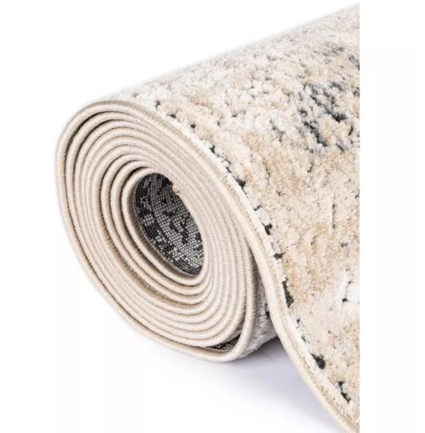 Unique Loom Chateau Collection Area Rug - Hoover (9' 10" x 14' 3" Rectangle Dark Blue/Beige)