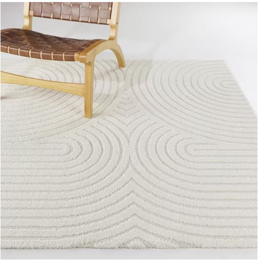 Caserio Cream 7 ft. 10 in. x 10 ft. Abstract Area Rug