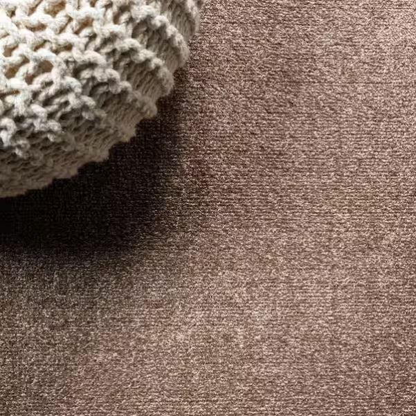 Haze Solid Low-Pile Brown 9 ft. x 12 ft. Area Rug