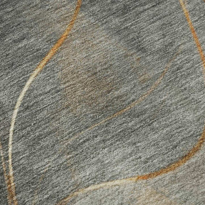 Premium Washable Super Soft Modern Waves Mayfield Rug - Gray - 5' x 7'6"