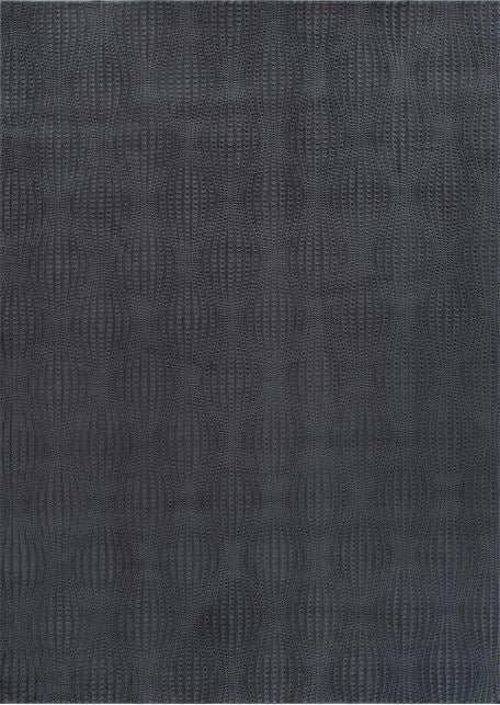 Beverly Rug Serenity Solid Modern Non Slip Soft Indoor Area Rug - 5X7 - Dark Gray
