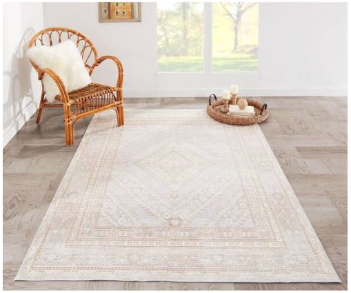 Isabella Grey 5 ft. 3 in. x 7 ft. 3 in. Indoor Area Rug