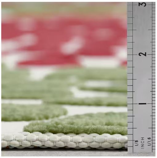 Park Pointe Multi Color 5 ft. x 7 ft. Burst Indoor/Outdoor Area Rug