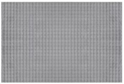 Sequoia 3 ft. ft. x 5 ft. Grey Non-Slip Rubber Back Washable Polyester Checker Indoor Outdoor Area Rug