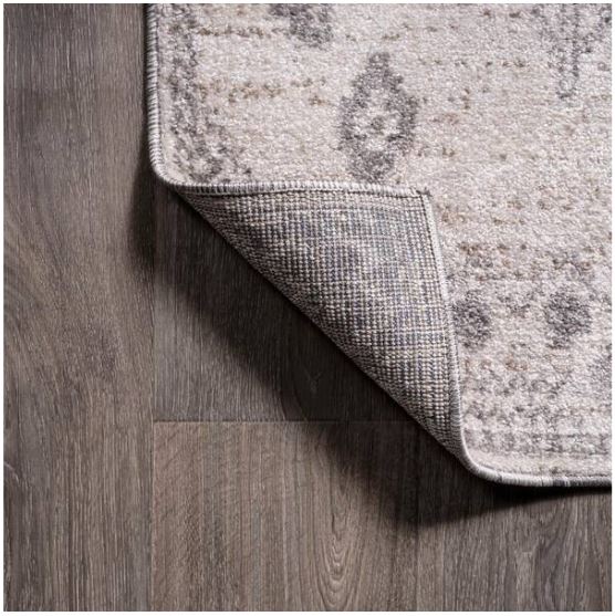 Idris Tribal Diamond Geometric Gray/Beige 4 ft. x 6 ft. Area Rug