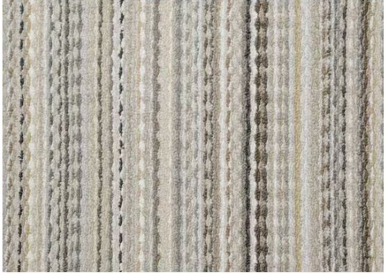 Carnival Stripe Random Earth-tones 3 ft. x 5 ft. Area Rug