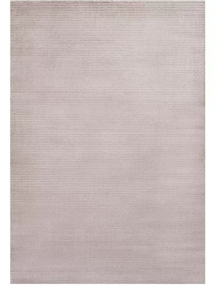 JONATHAN Y Cole Modern Minimalist Pinstripe High-Low Cream/Silver 5 ft. x 8 ft. Indoor Area Rug, Easy-Clean, Soft, Durable, Synthetic Construction