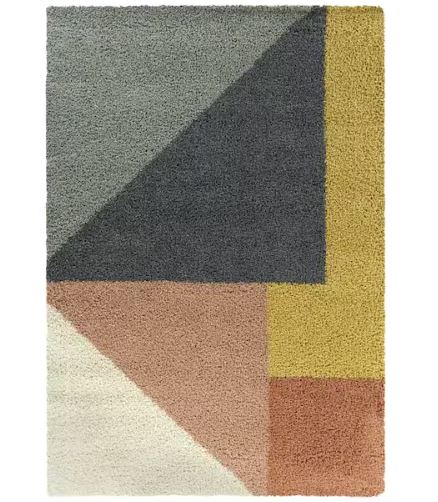 Jordan Navy 6 ft. 7 in. x 9 ft. Geometric Area Rug