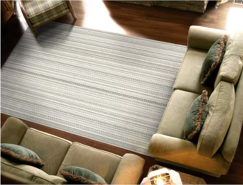 Carnival Stripe Earthtone 5 ft. x 7 ft. Area Rug