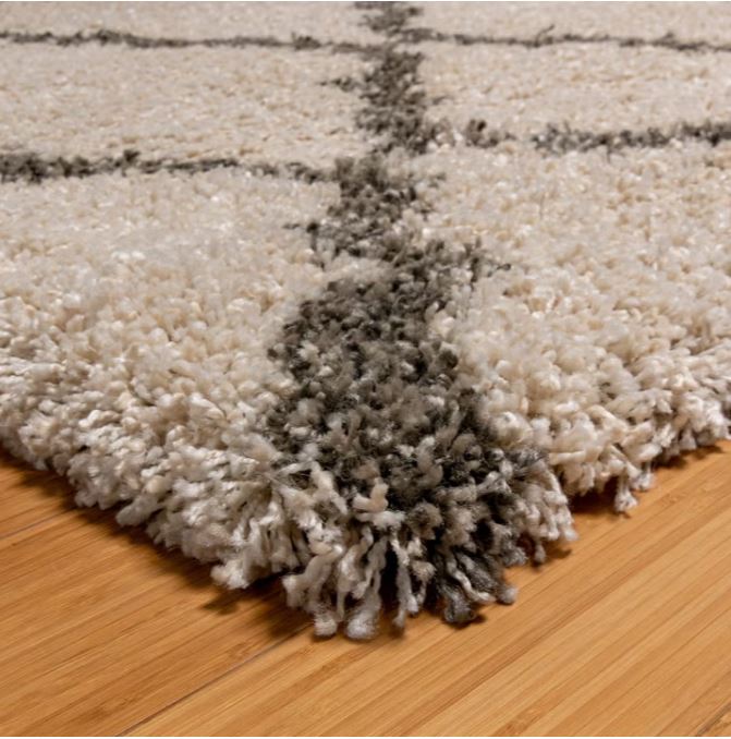Thomasville Marketplace Luxury Shag Rug Collection, Trellis, 5'3" x 7'5"