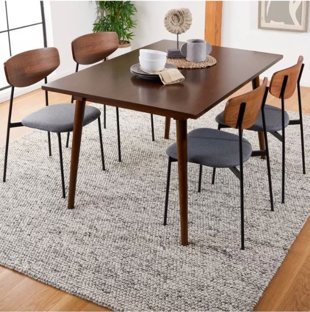 Natura NAT620 Hand Woven Indoor Area Rug - Light Grey/Ivory - 8'x10' - Safavieh