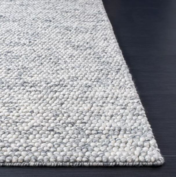 Natura NAT620 Hand Woven Indoor Area Rug - Light Grey/Ivory - 8'x10' - Safavieh