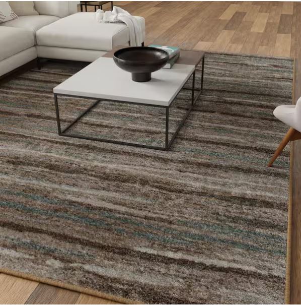 Shoreline Multi 5 ft. x 7 ft. Striped Area Rug