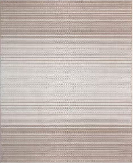 6 ft. x 9 ft. Ivory Cassie Stripe Area Rug