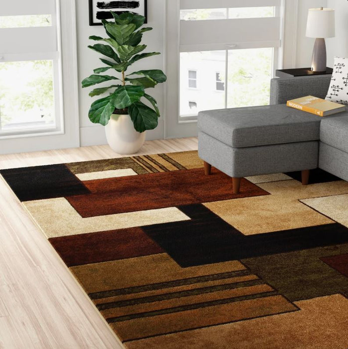 Amalyn Performance Geometric Indoor Rug
