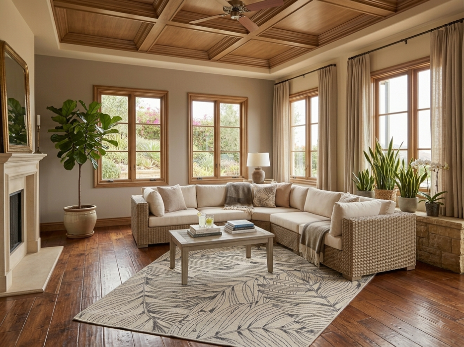 7'10" x 9'2" Indoor/Outdoor Area Rug