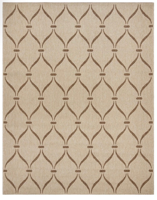 8x10 Gertmenian Ringley Araceli Transitional Geometric Chestnut Area Rug