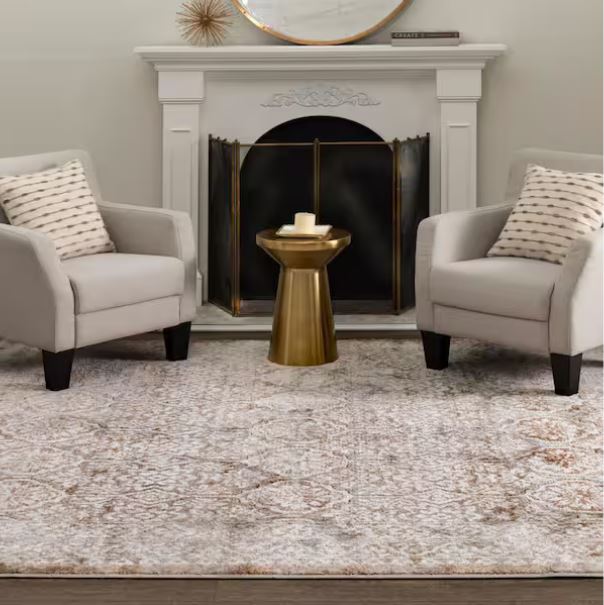 8 ft. x 10 ft. Brown Morrow Area Rug