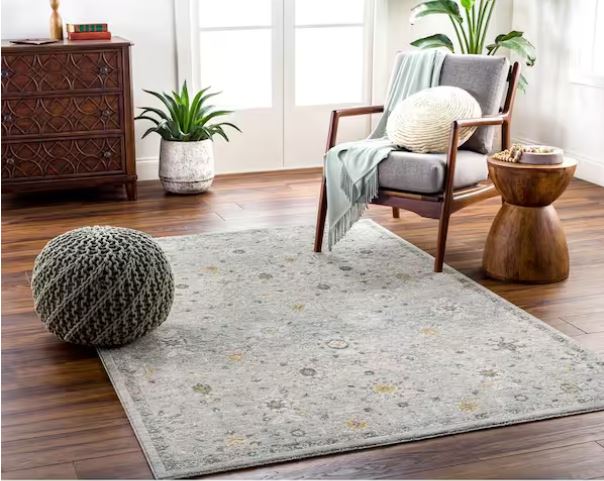Rosamond Gray/Blue 7.83 ft. x 10.25 ft. Area Rug