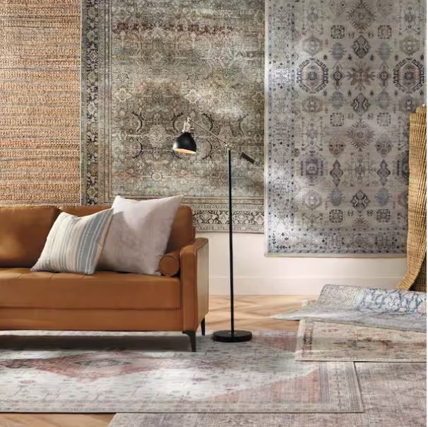 Rosamond Gray/Blue 7.83 ft. x 10.25 ft. Area Rug