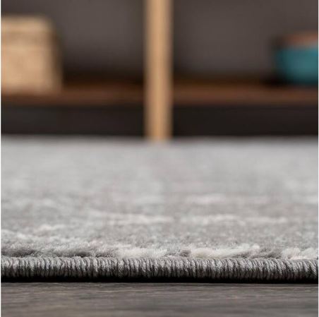 Moroccan HYPE Boho Vintage Diamond Gray/Ivory 12 ft. x 15 ft. Area Rug