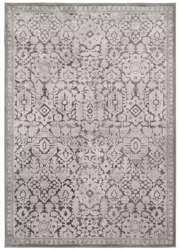Skyline Gray 5 ft. x 7 ft.Floral Area Rug