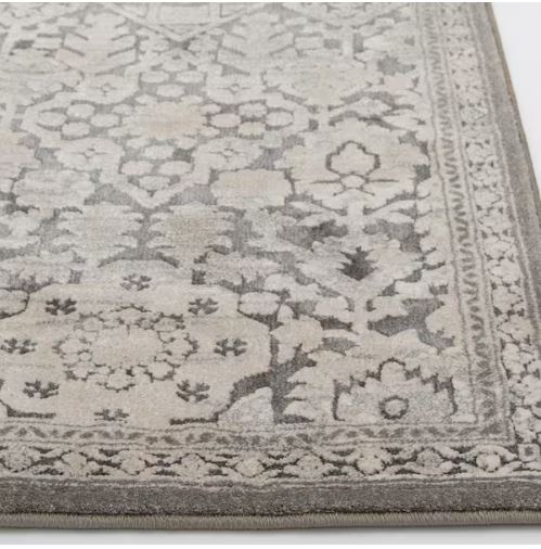 Skyline Gray 5 ft. x 7 ft.Floral Area Rug